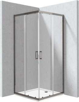 Kabina prysznicowa z brodzikiem kwadratowa - 80x80 cm