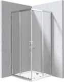 Kabina prysznicowa z brodzikiem kwadratowa - 90x90 cm