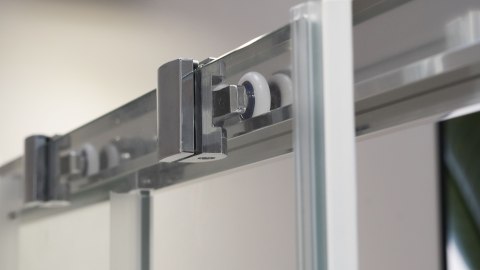 Kabina prysznicowa z brodzikiem kwadratowa - 90x90 cm