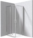 Kabina prysznicowa z brodzikiem prostokątna - 80x90 cm