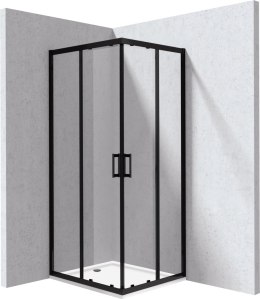 Kabina prysznicowa z brodzikiem prostokątna - 80x90 cm