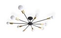 Lampa pająk APP503-10C BLACK/GOLD
