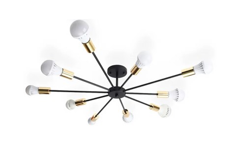 Lampa pająk APP503-10C BLACK/GOLD