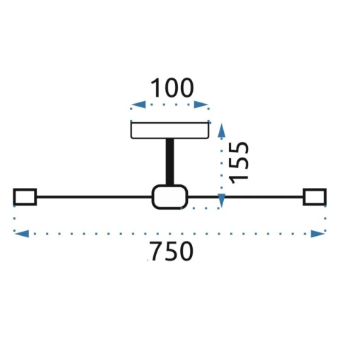 Lampa pająk APP503-10C BLACK/GOLD