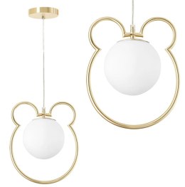 Lampa sufitowa wisząca G105-1W GOLD WHITE