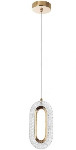Lampa wisząca kryształowa LED G113-1CP złota