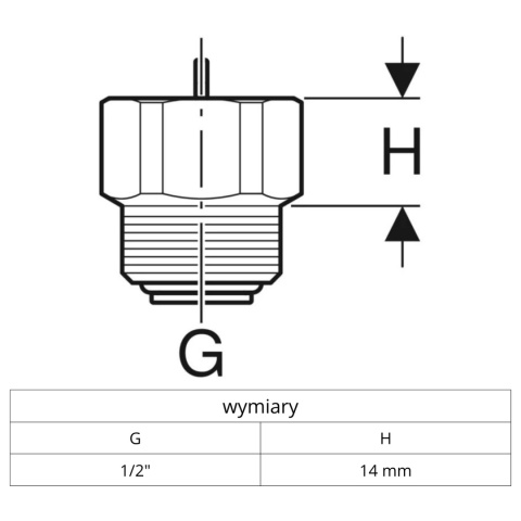 Zawór zwrotny NPW do zaworu szybkoodpowietrzającego DN15 1/2''