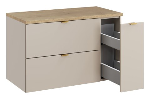 Zestaw meblowy 80cm z blatem i szafką cargo