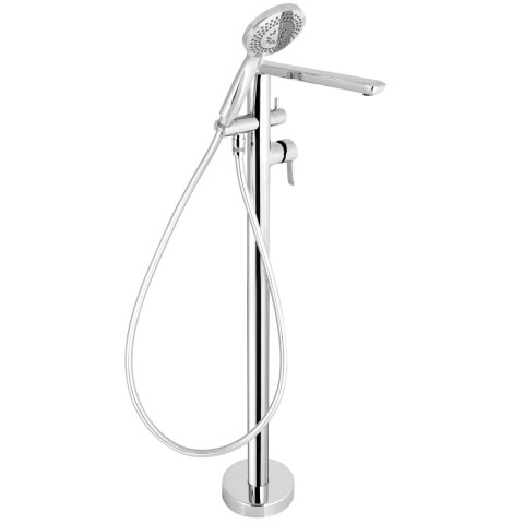 Bateria wannowa wolnostojąca z zestawem prysznicowym