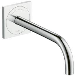 Elektroniczna, ścienna, podtynkowa bateria umywalkowa z wylewką 225 mm AXOR