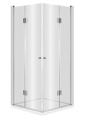 Kabina prysznicowa kwadratowa 80 cm