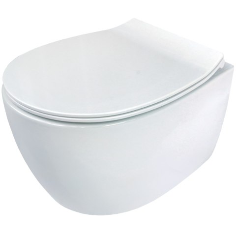 Miska WC z deską bezkołnierzowa