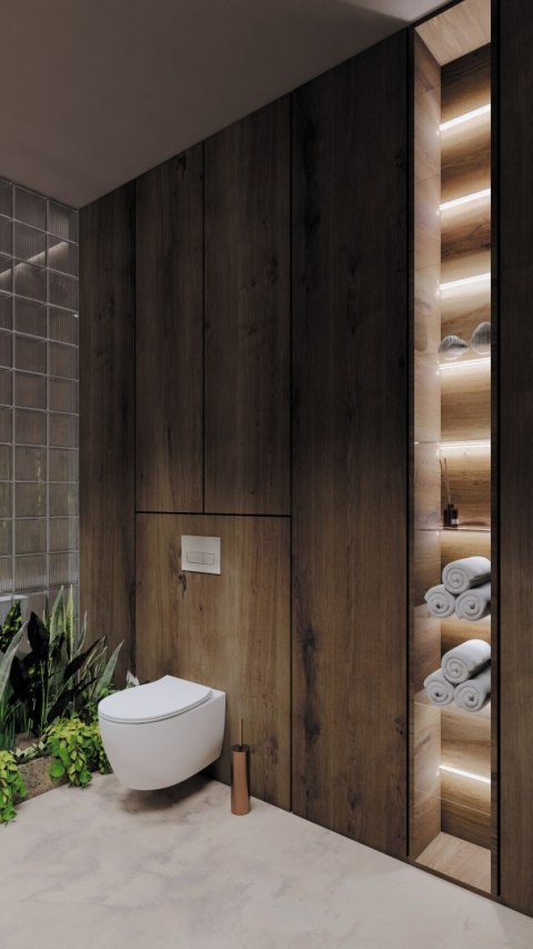 Miska WC z deską bezkołnierzowa