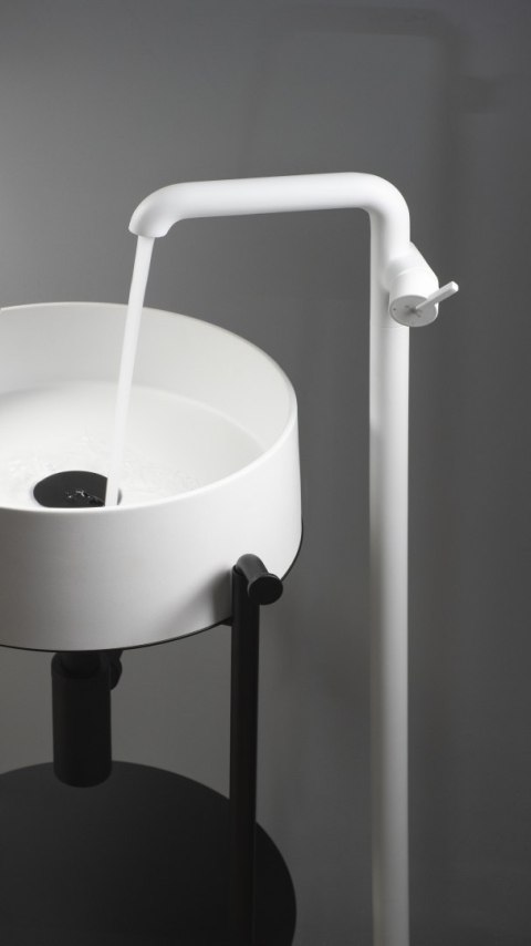 Umywalka granitowa nablatowa