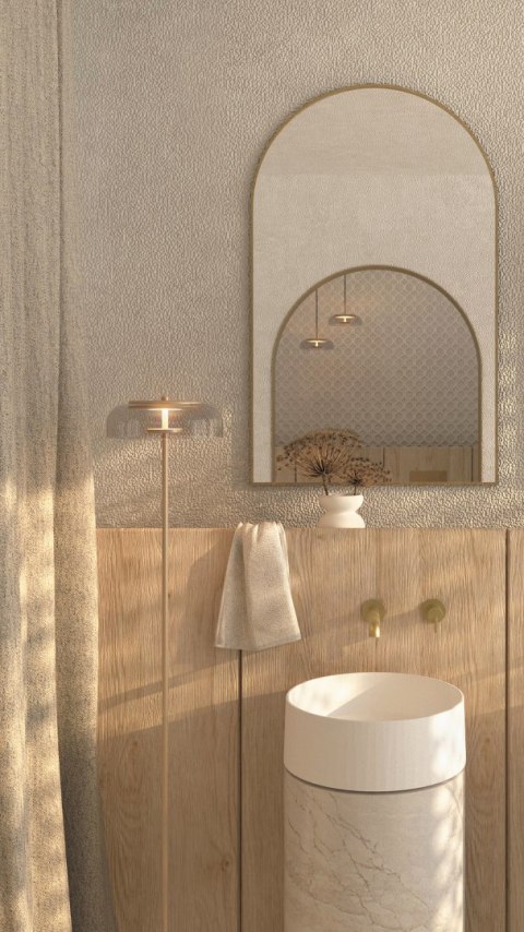 Umywalka granitowa nablatowa