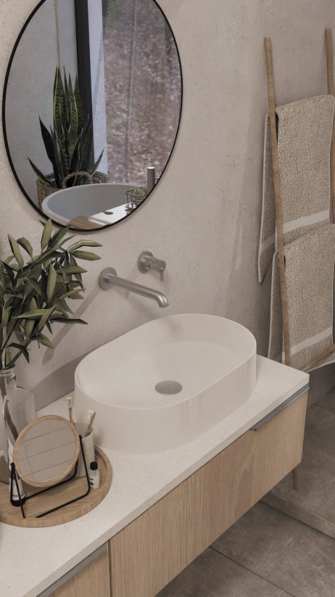 Umywalka granitowa nablatowa