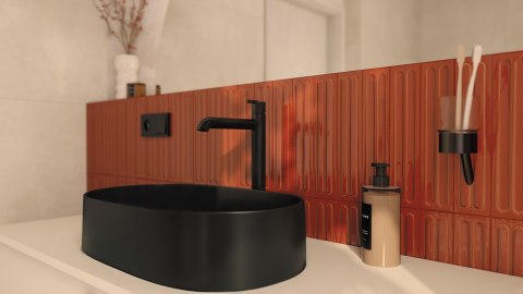 Umywalka granitowa nablatowa