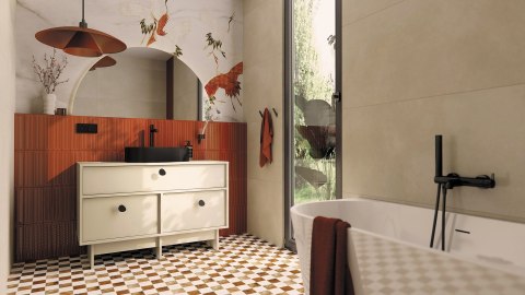 Umywalka granitowa nablatowa