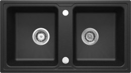 Zlewozmywak granitowy 2-komorowy