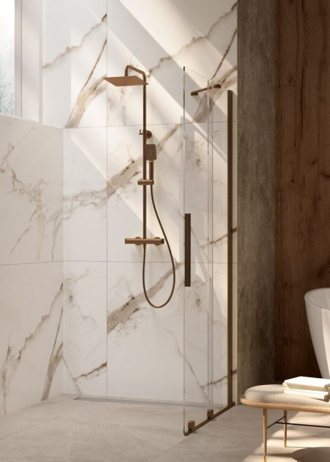 Deszczownica z baterią prysznicową termostatyczną