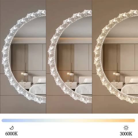 Lustro ścienne LED YH-3561 60 cm