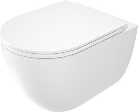 Miska WC z deską bezkołnierzowa