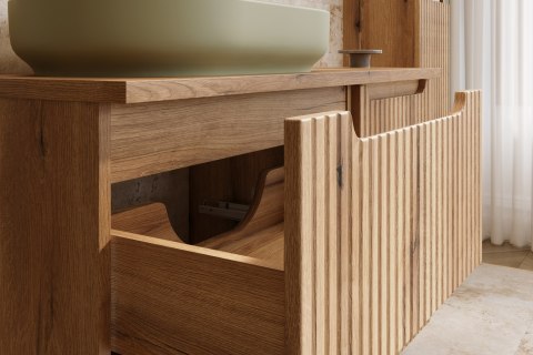 Szafka pod umywalkę 50cm 2 szuflady