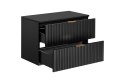 Szafka pod umywalkę 80cm 2 szuflady ADEL BLACK