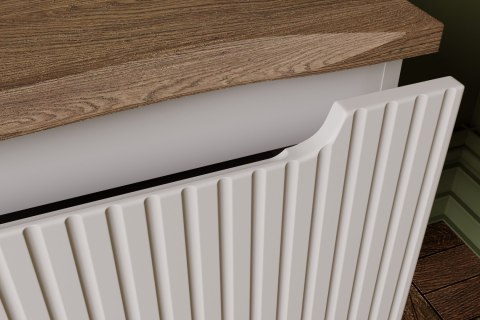 Zestaw meblowy 100cm z blatem i 2 umywalkami nablatowymi Lola