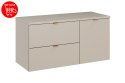 Zestaw meblowy 100cm z blatem i szafką z koszem na pranie