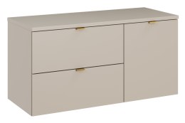 Zestaw meblowy Dalia Cashmere, 100cm z blatem i szafką z koszem na pranie