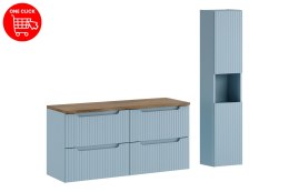 Zestaw meblowy 120cm z blatem i Szafką wysoką