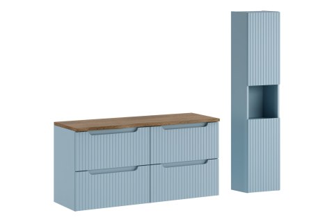 Zestaw meblowy 120cm z blatem i Szafką wysoką
