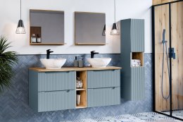 Zestaw meblowy 140cm z blatem i umywalką nablatową Anna