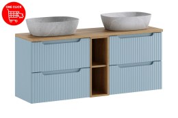 Zestaw meblowy 140cm z blatem i umywalką nablatową Anna