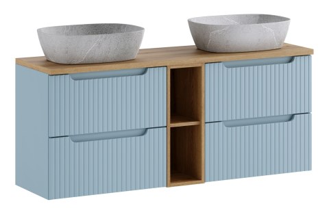 Zestaw meblowy 140cm z blatem i umywalką nablatową Anna