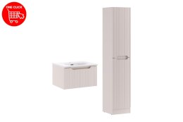 Zestaw meblowy 50cm z umywalką meblową Sky i szafką wysoką