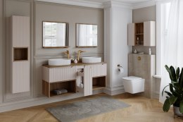 Zestaw meblowy 60cm z umywalką meblową SKY i szafką wysoką