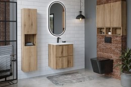 Zestaw meblowy 60cm z umywalką meblową SKY i szafką wysoką