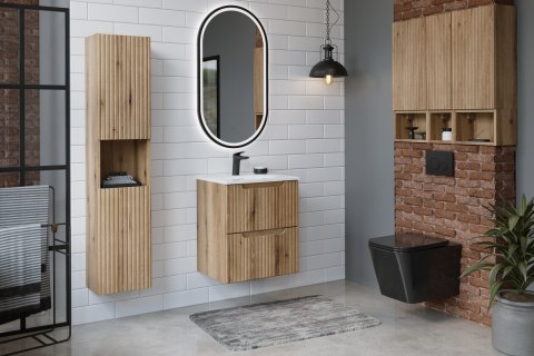 Zestaw meblowy 60cm z umywalką meblową SKY i szafką wysoką
