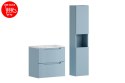 Zestaw meblowy 60cm z umywalką meblową SKY i szafką wysoką