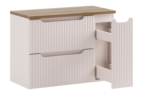 Zestaw meblowy 80cm z blatem i szafką cargo