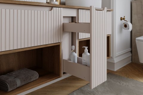 Zestaw meblowy 80cm z blatem i szafką cargo