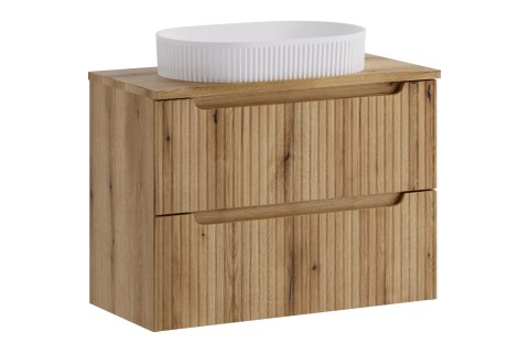 Zestaw meblowy 80cm z blatem i umywalką nablatową Beyond