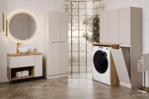 Zestaw meblowy 80cm z umywalką meblową SKY i szafką wysoką