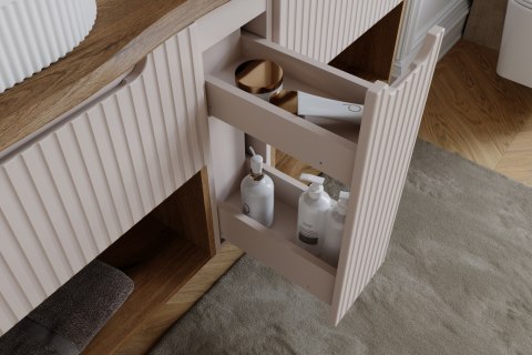 Zestaw meblowy 90cm z blatem i szafką cargo