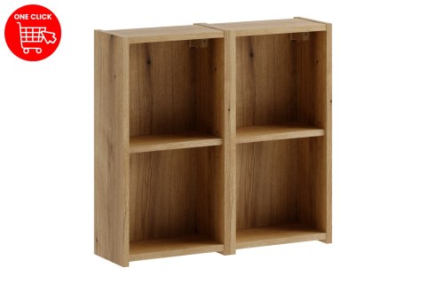 Zestaw meblowy z regałami