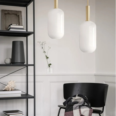 Lampa sufitowa tuba szklana APP667-1CP
