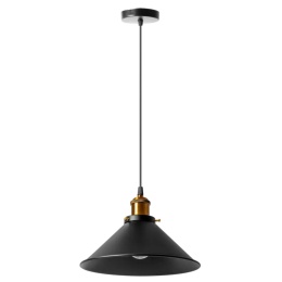Lampa sufitowa - wisząca porto czarna APP016-1CP
