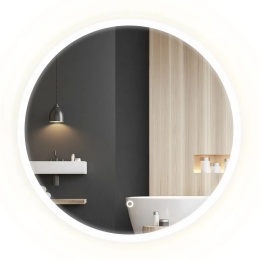 Lustro ścienne LED FFJ 90 cm